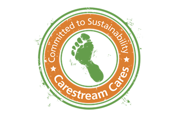 Logotipo de sostenibilidad de Carestream